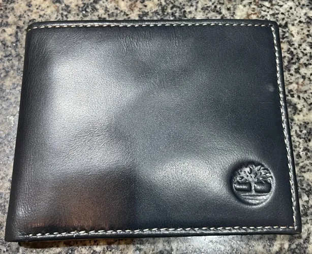 Carteira Masculina Timberland Preta Nova Couro Legítimo