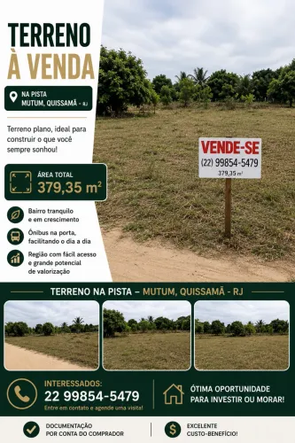 Terreno à Venda - Mutum | Quissamã/RJ