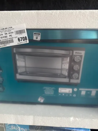 Forno Philco cor cinza lacrado 127