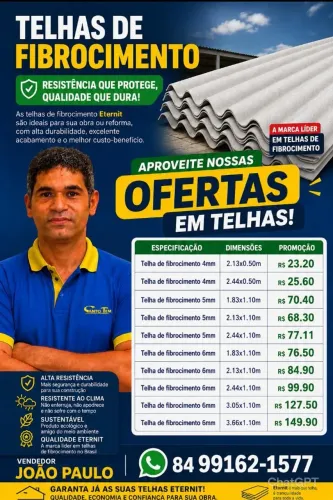 Telhas eternit