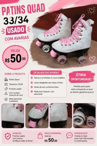 Patins quad 33/34