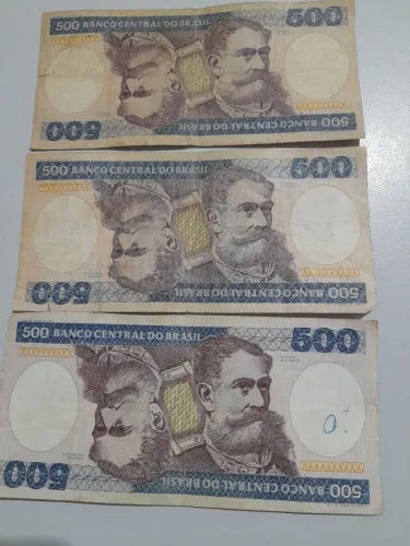 Cedulas de 500 Cruzeiros