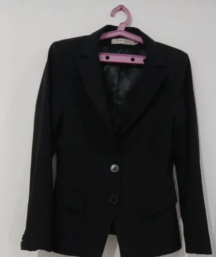 Blaser feminino preto tamanho 36 Rabush