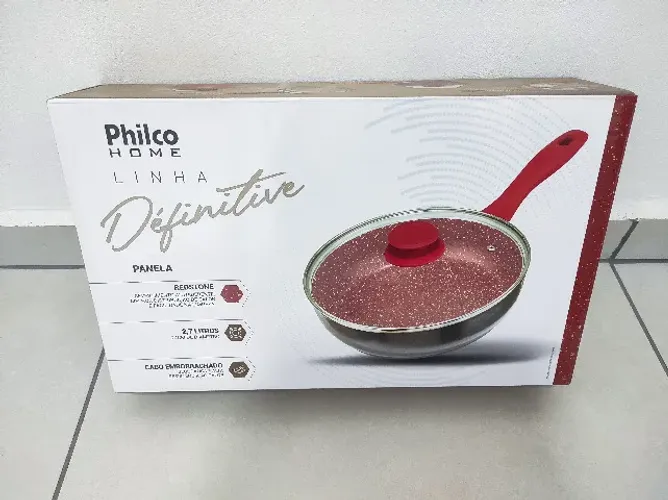 Panela Philco Redstone com Tampa de Vidro 2,7L - PPH240APR