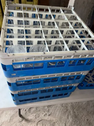 Rack + copos de vidro