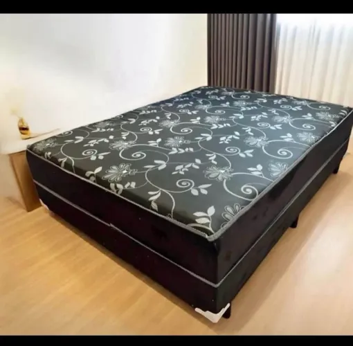 CAMA CASAL BOX CONJUGADA 20CM COM MOLAS ENSACADAS OU SEM 690,00 FRETE GRÁTUITO 