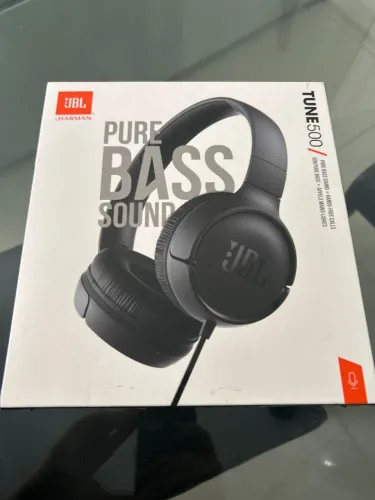 Jbl tune 500 com fio lacrado
