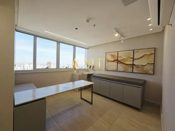 Sala Comercial 43m² para Aluguel no Órion Complex com Acabamento Pronto