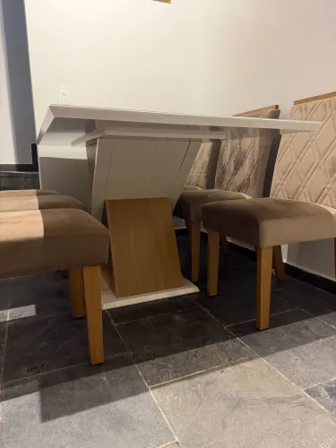 Mesa jantar com 6 cadeiras