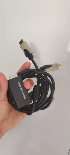 PS2 tô HDMI com cabo HDMI de ps2