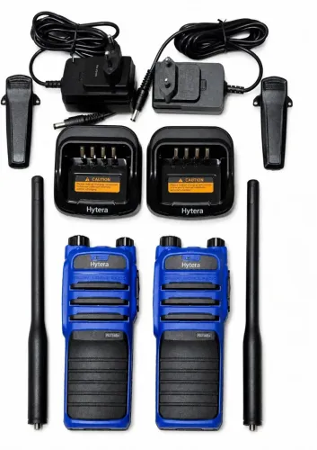 Kit 2 - Rádio Hytera PD716Ex VHF Intrinsecamente Seguro Novo Original