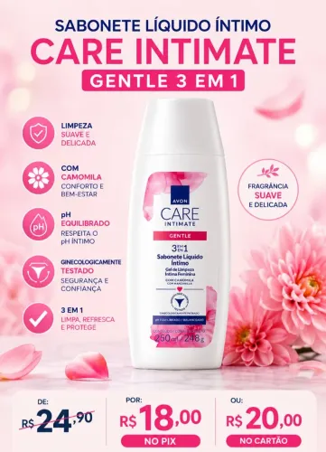 Sabonete íntimo avon