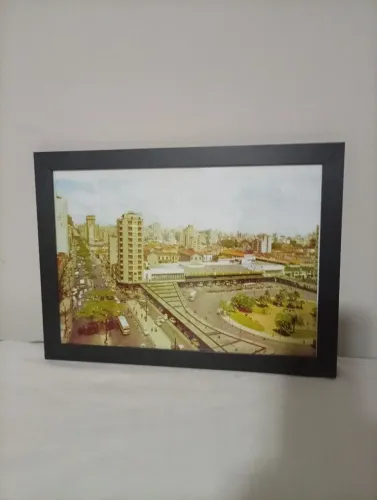 Quadro Decorativo da Antiga Rodoviária de São Paulo anos 70 