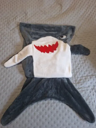 Manta de dormir cauda de tubarão 