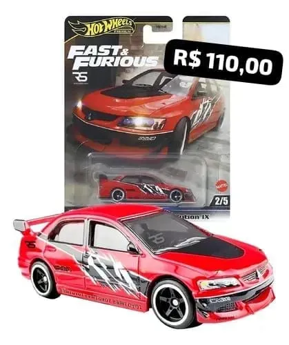Hotwheels Mitsubish Lancer Velozes e Furiosos