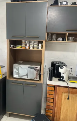 Conjunto Paneleiro + Armário Suspenso ? QUASE NOVO!