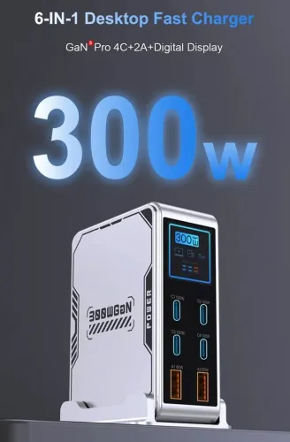 Carregador 300W, Notebooks, Smartphones...