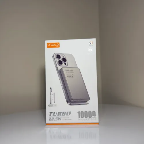 POWER BANK MAGNÉTICO ?GOLD PRO TURBO 10.000mAh 22,5W BTE-98