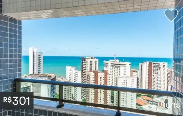 apartamento 34m 1 quarto mobiliado 1 vaga rotativa Lazer completo Boa viagem
