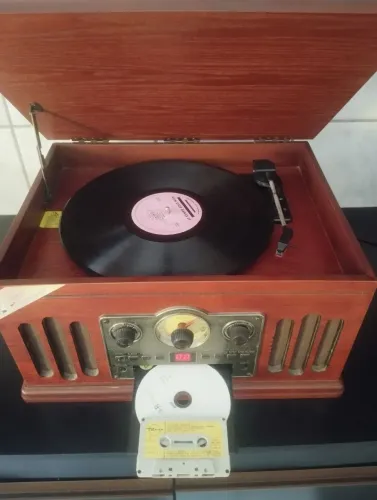 Vitro toca disco vinil raridade vintage 