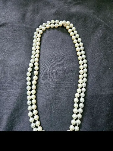 Colar de Pérolas Cultivadas Branco e Cinza - Luxo Clássico