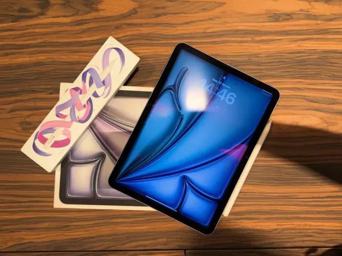 iPad Air 11" M2 128GB + Apple Pencil Pro + Capa | Com Nota Fiscal 