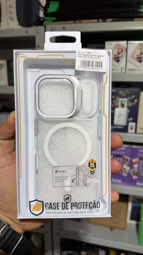 Capa Crystal Armor para iPhones 17, 17 Pro e 17 Pro Max