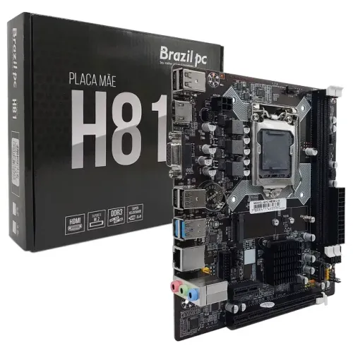 Placa-mãe H81 Hayom LGA 1150 DDR3 | Novo | Loja Física