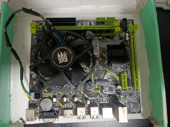 Kit upgrade placa mãe H61 com defeito na entrada HDMI mas funciona entrada VGA ,