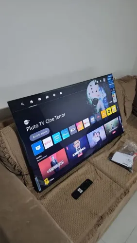 Tv 50 Philips smart no plástico nova