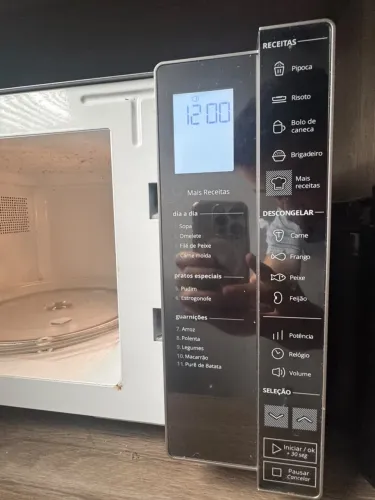 Microondas brastemp 32 litros cor inox