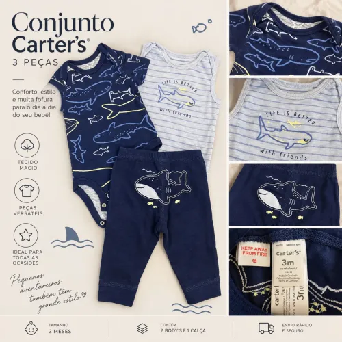 Conjunto de tubarão carters!?