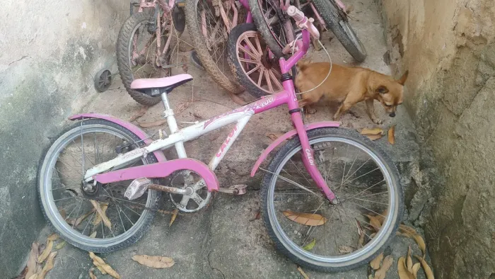 Bicicletas para conserto ou retirada de peças.