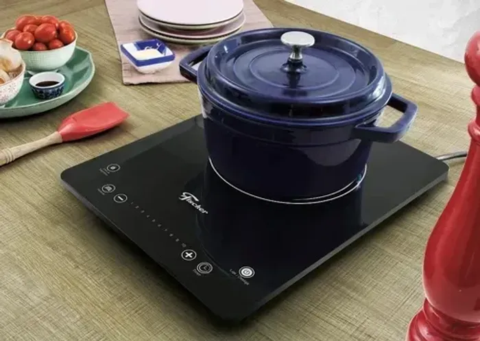 Cooktop indução Fischer, portátil. Semi novo 