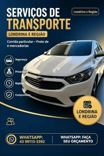 3. ? Serviço de Frete e Viagens Particulares - Preço Justo