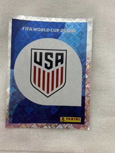 Figurinha brilhante copa 2026 USA 1
