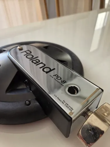 Pad de bateria eletrônica roland pd8 dual trigger 