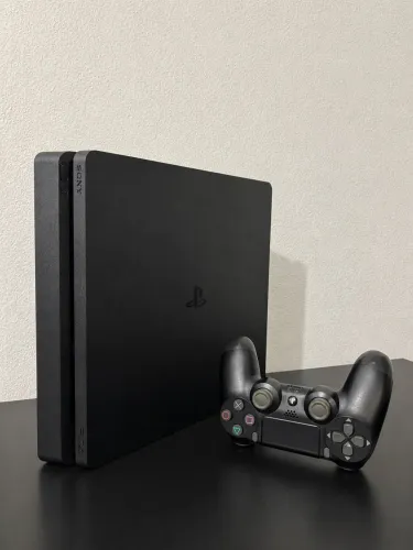 PS4 Slim 1TB Original + Controle Zerado + Completo + Garantia