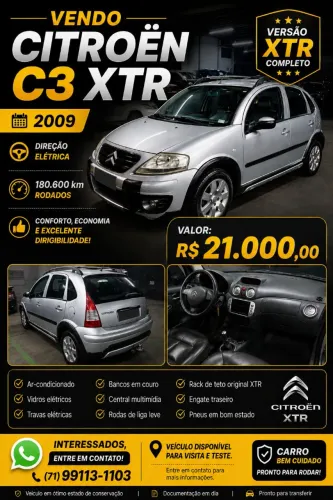 Citroen C3 GLX 1.4/ GLX Sonora 1.4 Flex 8V 5P 2009