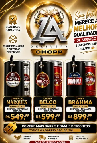 Chopp gelado na sua festa ou evento