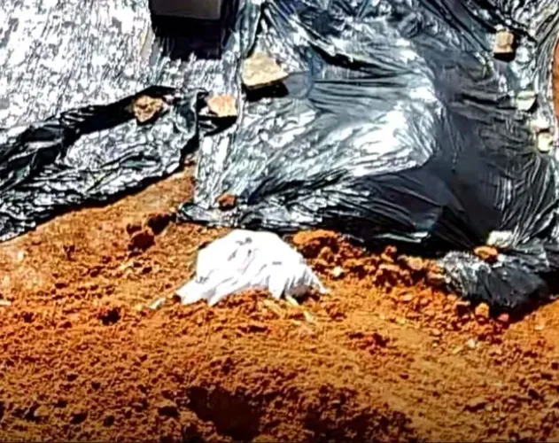 Doação de terra vermelha 