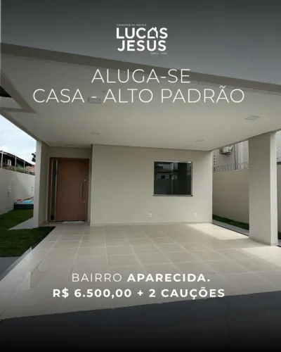 Aluga-se Casa no Aparecida 