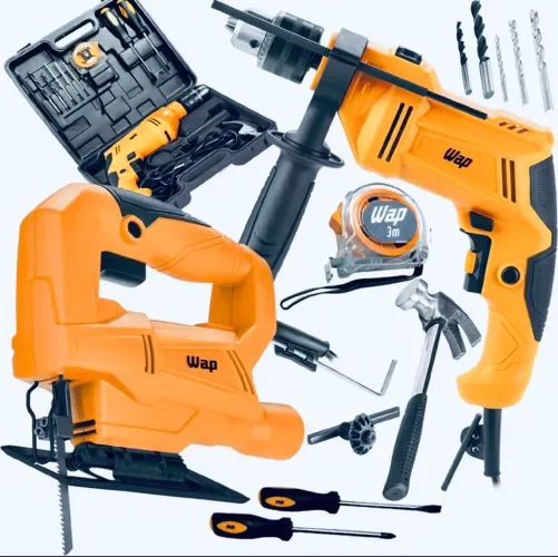 Kit Parafusadeira WAP WF 700k10 Serra tico tico WAP ESTT550W