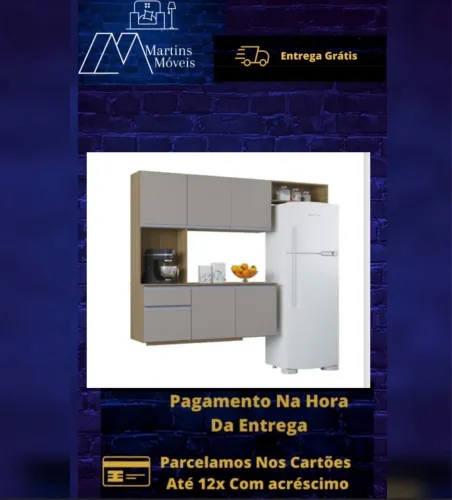 GRANDE PROMOÇÃO *COZINHA MEL 1.80 POQUEMA ENTREGA GRÁTIS ACEITA CARTÃO