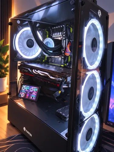 PC GAMER - XEON 2650 V4 - 16GB RAM - RX 480 8GB - SSD + HD - WATER COOLER - CONTROLADORA
