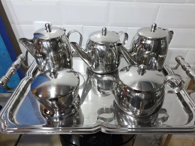Jogo de Café e Chá Inox Fracalanza