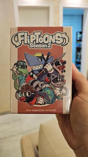 Fliptoons season 2 com expansão - Jogo de tabuleiro
