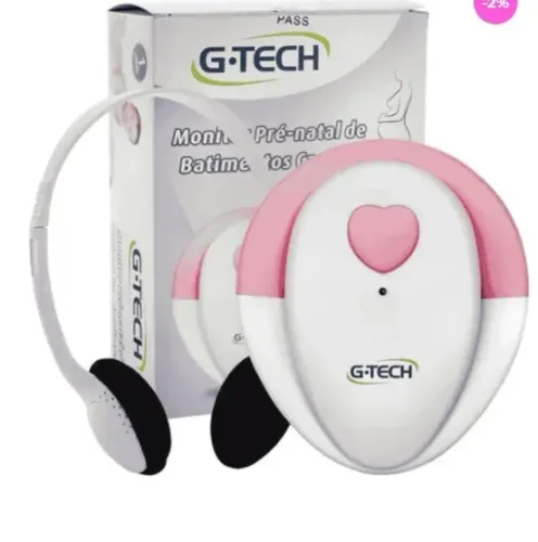 Monitor Fetal G-Tech Portátil Ouça os Batimentos do Bebê - NOVO LACRADO