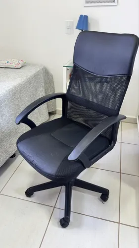 Cadeira Escritorio Ergonomica preta Anapolis