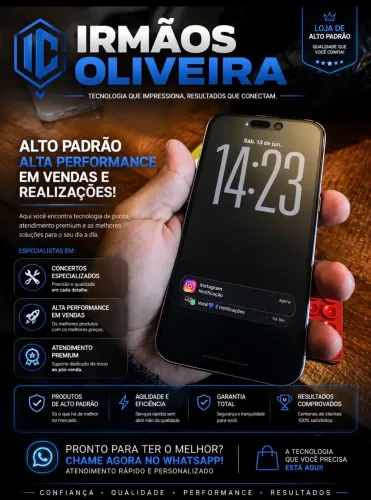 Chama a melhor assistência da região, entrego seu celular no dia 
